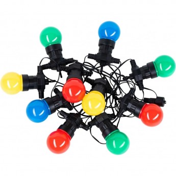 Гирлянда светодиодная GAUSS HOLIDAY БЕЛТ ЛАЙТ, 10 ламп, 7,7 м, IP44, мультицвет Гирлянда светодиодная GAUSS HOLIDAY БЕЛТ ЛАЙТ, 10 ламп, 7,7 м, IP44, мультицвет