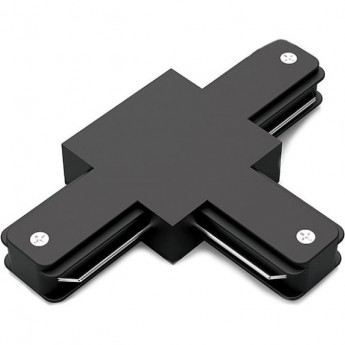 Коннектор GAUSS для трековых шинопроводов (T) черный