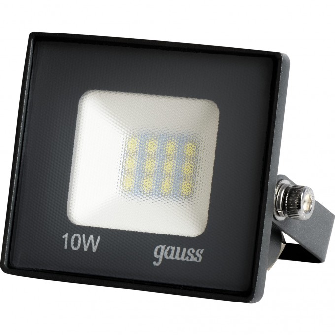 Прожектор GAUSS BASIC LED 10W 6500K 200-240V IP65 графитовый 688100310 Прожектор GAUSS BASIC LED 10W 6500K 200-240V IP65 графитовый 688100310
