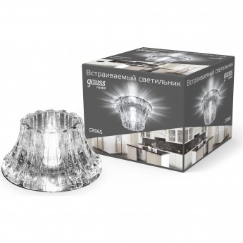 Светильник GAUSS CRYSTAL EXCLUSIVE CR065 Кристал, G9 1/30 Светильник GAUSS CRYSTAL EXCLUSIVE CR065 Кристал, G9 1/30