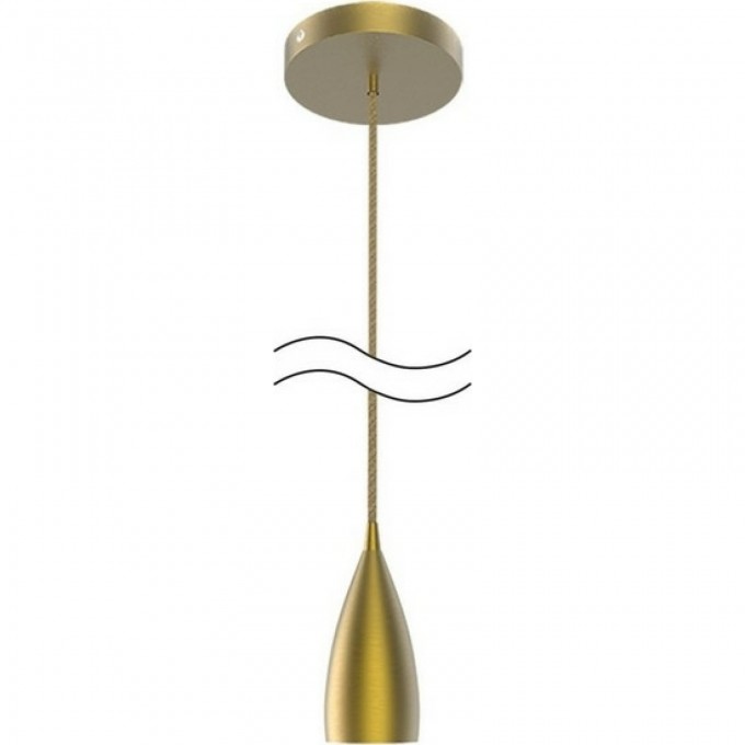 Светильник подвесной GAUSS DECOR бронзовый E27, 1 м, 1/40 PL032 Светильник подвесной GAUSS DECOR бронзовый E27, 1 м, 1/40 PL032