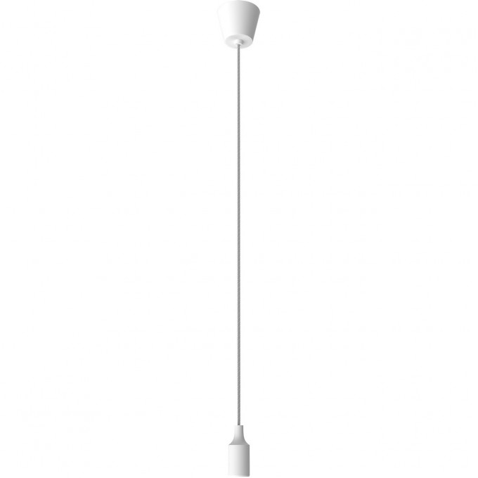 Светильник подвесной GAUSS DECOR E27 1 м 1/40 белый PL012